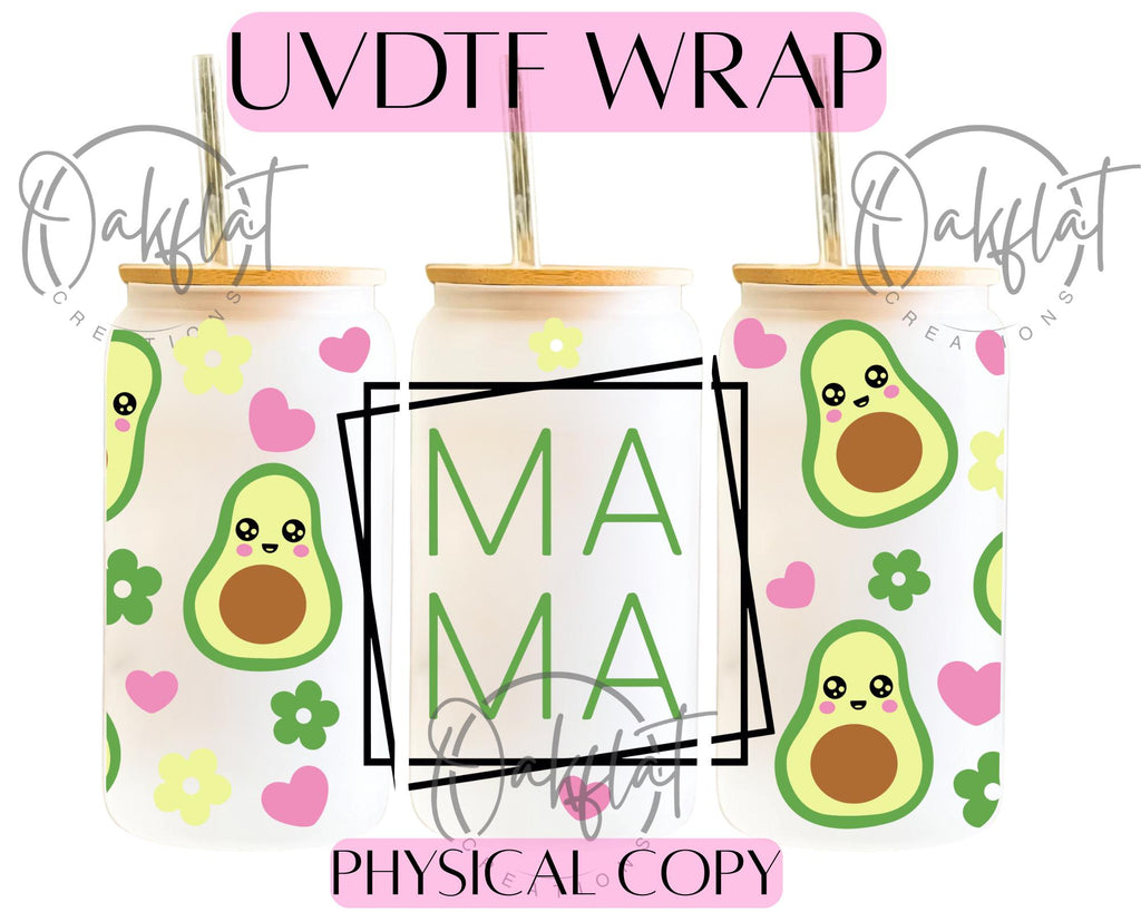 Avocado Mama UVDTF 16oz wrap