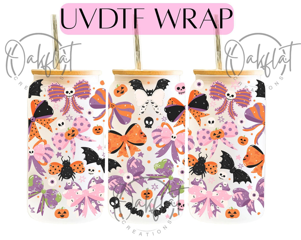 Spooky Bows UVDTF 16oz wrap