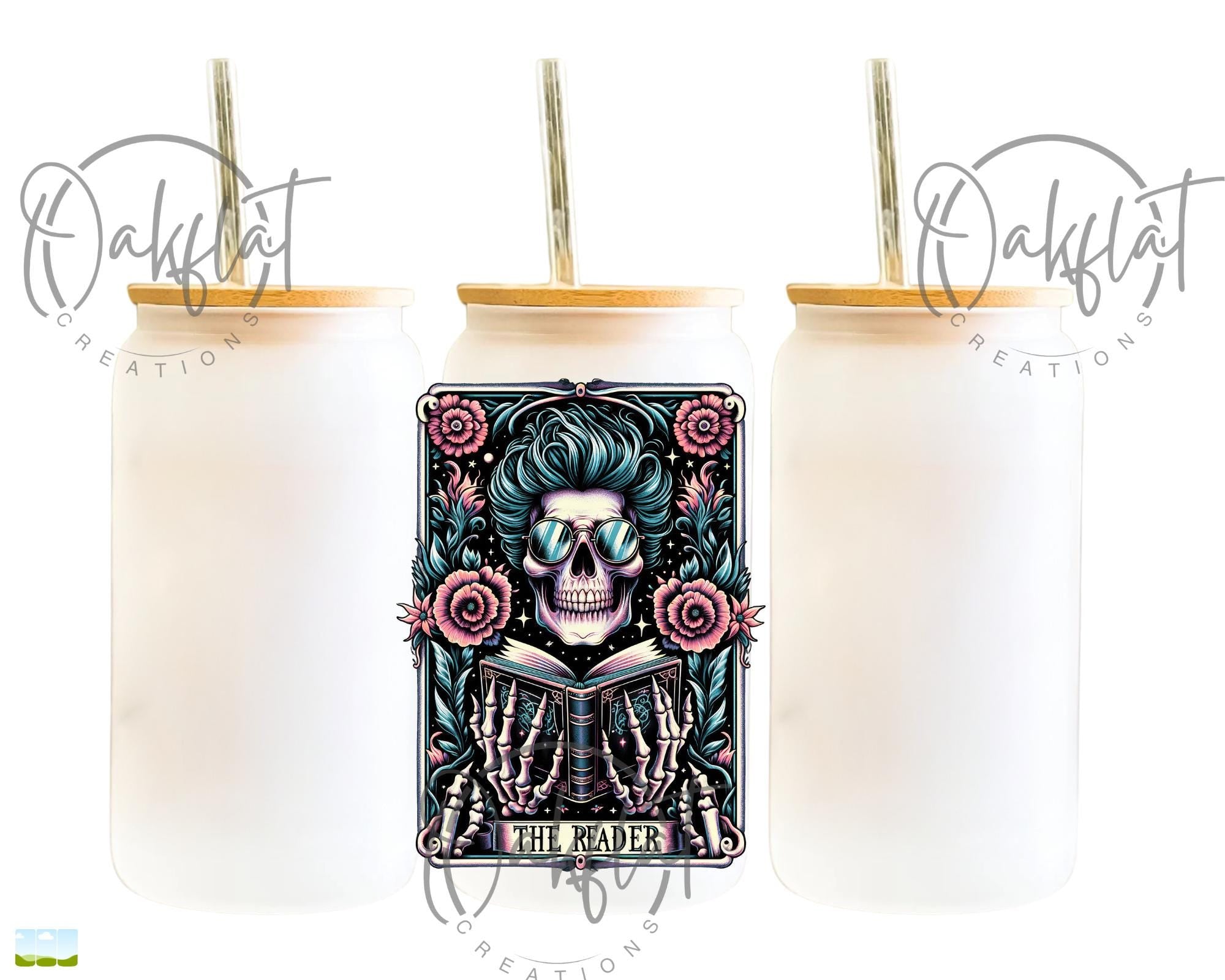 The Reader Tarot Card UVDTF Decal