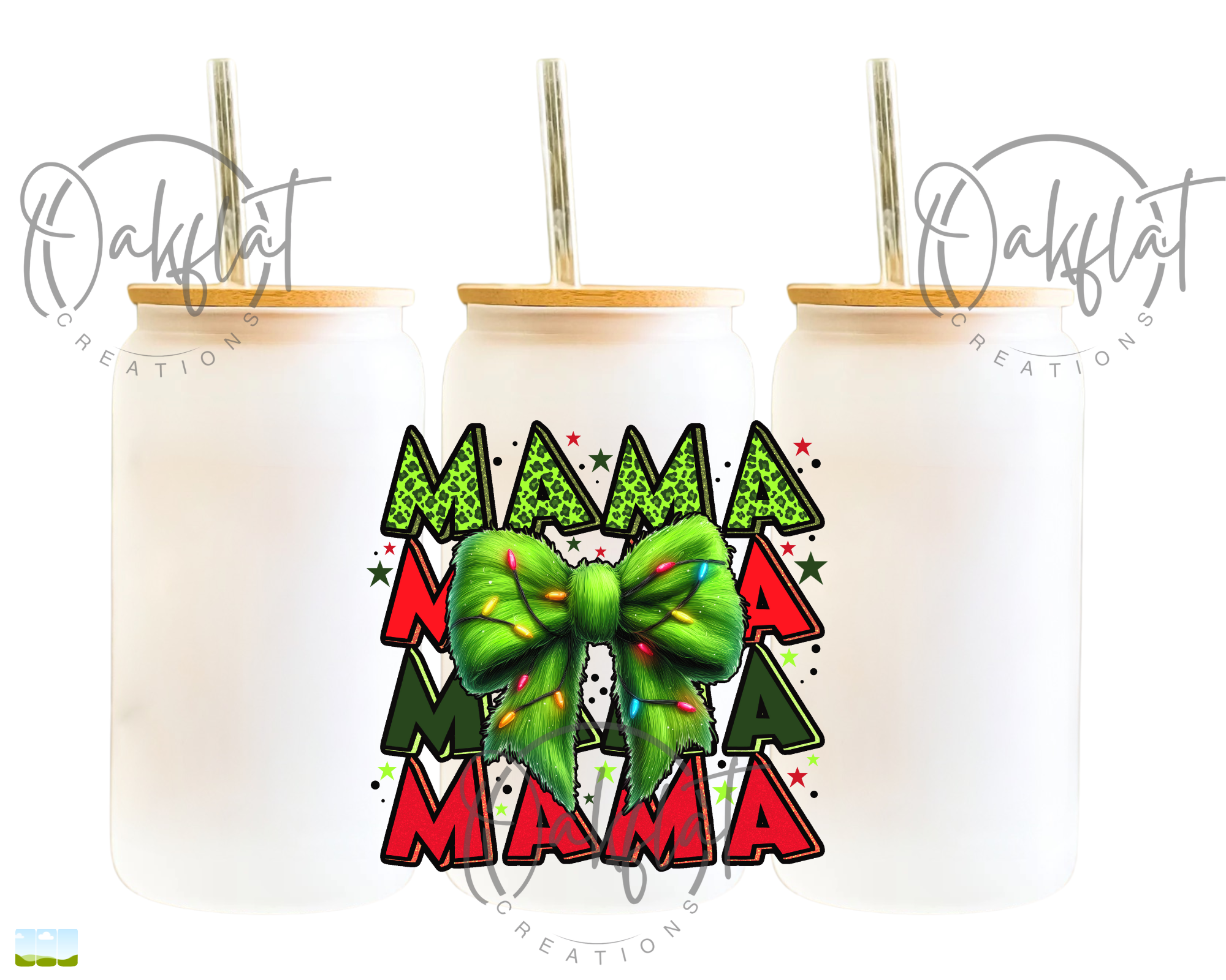 Grinch Mama UVDTF Decal