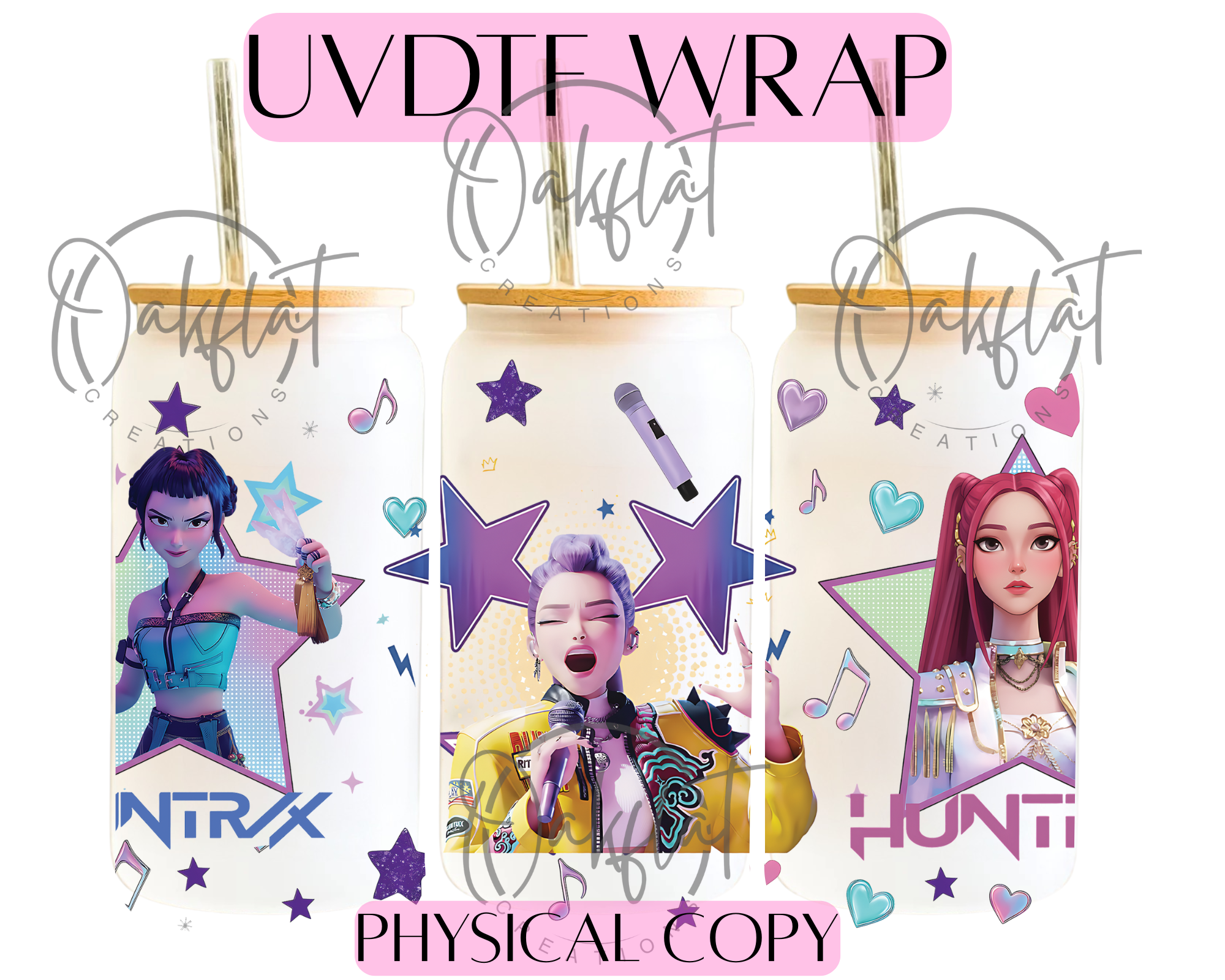 Demon Hunters UVDTF 16oz wrap