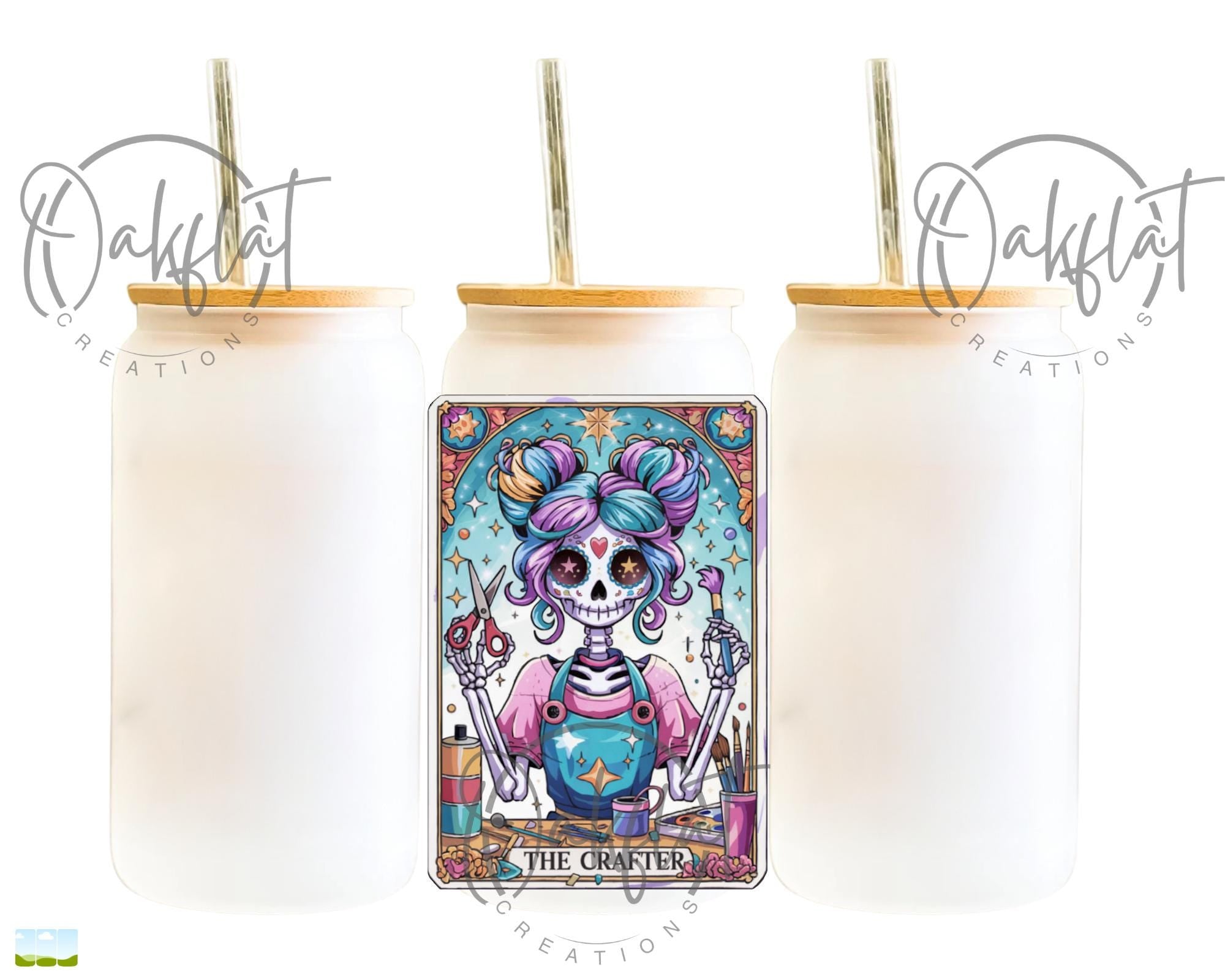 The Crafter Tarot Card UVDTF Decal