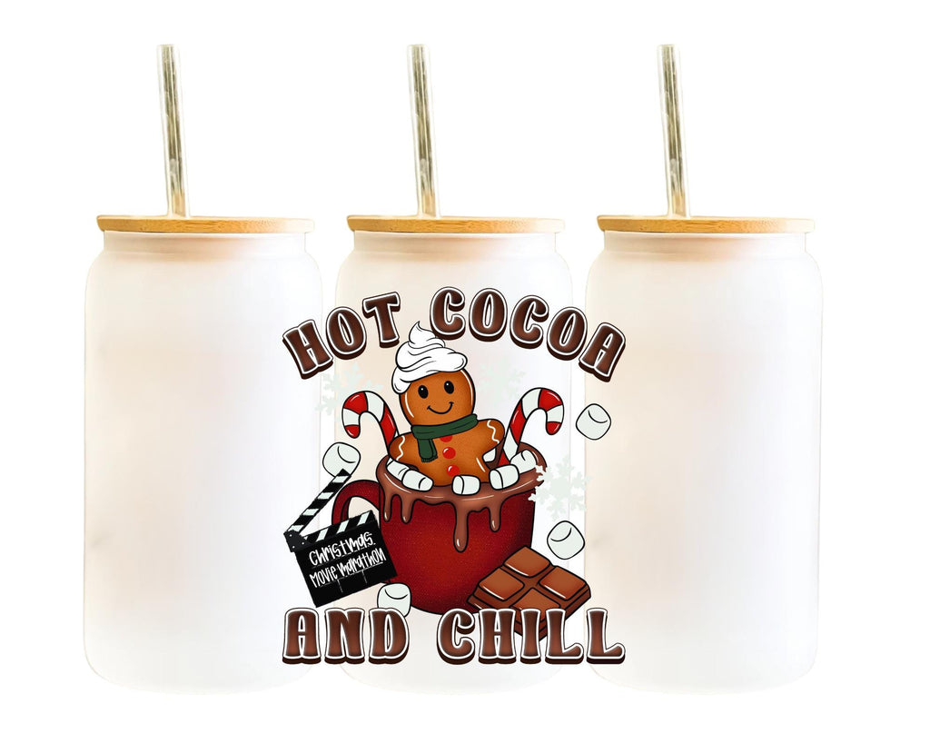 Hot Cocoa and Chill UVDTF Decal