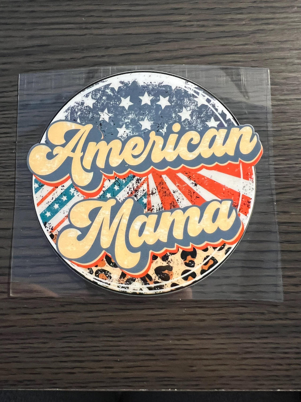 American Mama UVDTF Decal